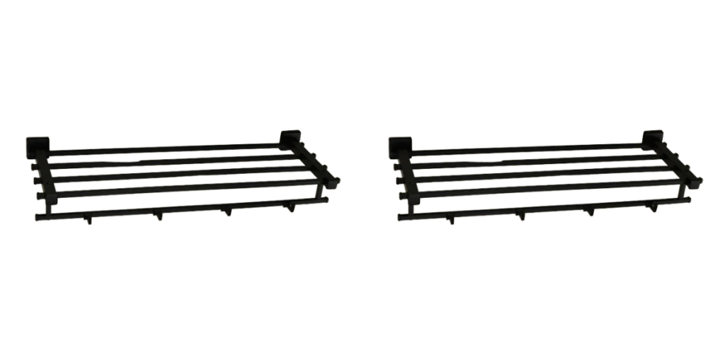 Black Matt Towel Rack in Indore
