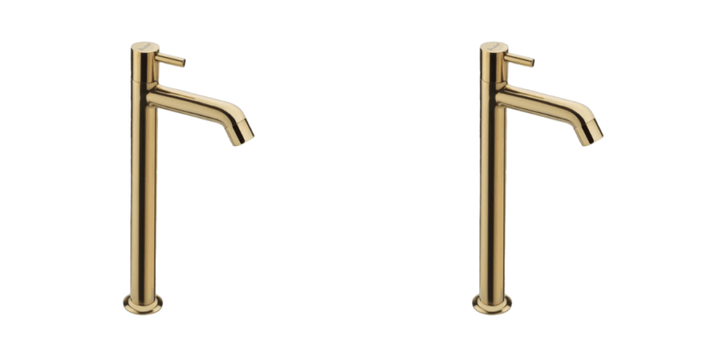 PVD Gold Pillar Cock Tap in Kerala