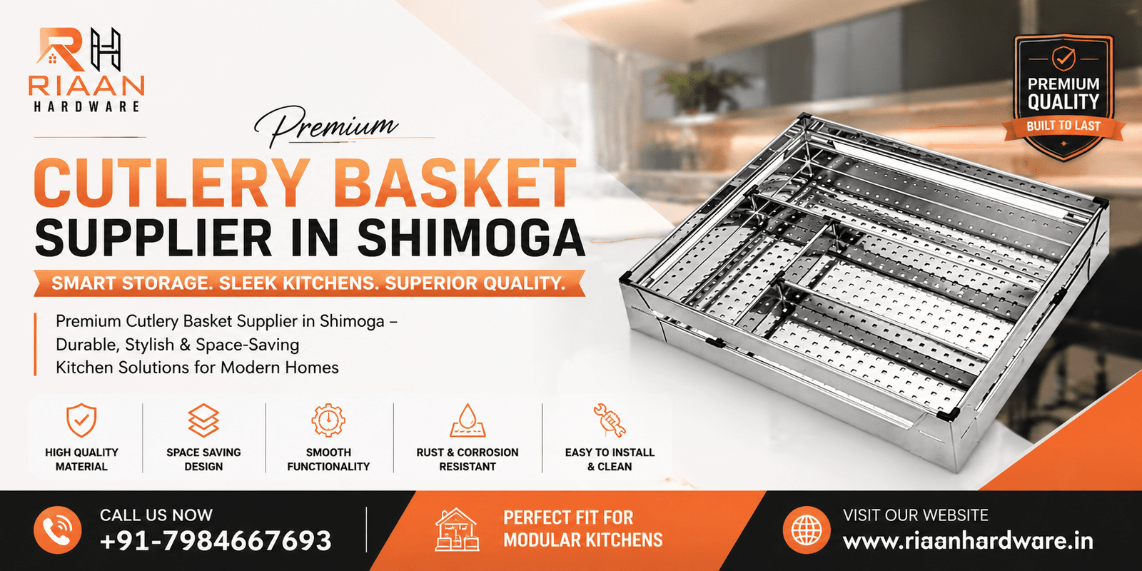 Cutlery Basket Supplier in Shimoga