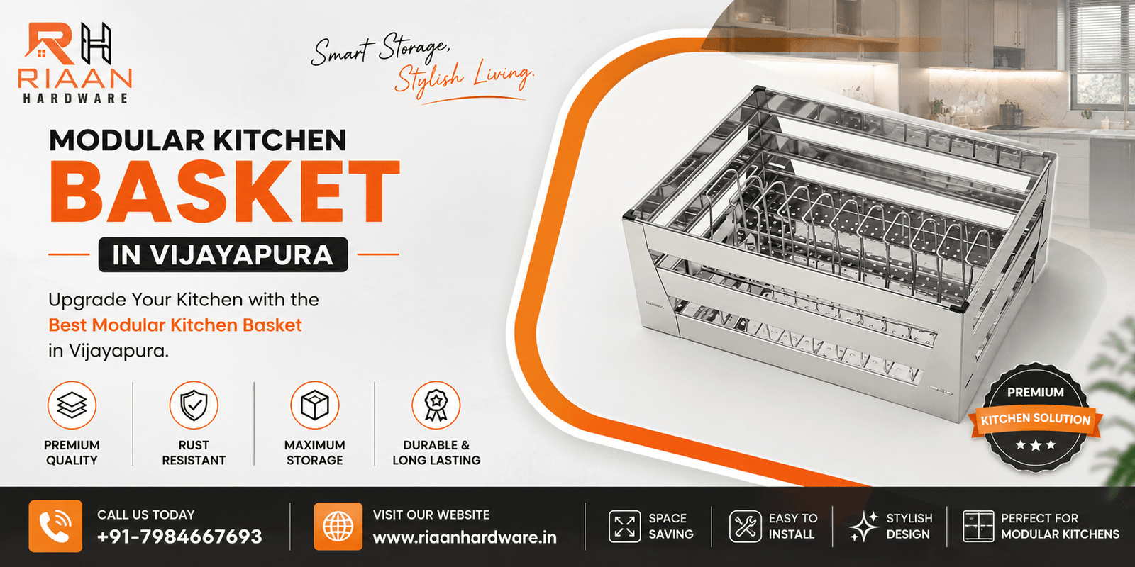 Modular Kitchen Basket in Vijayapura