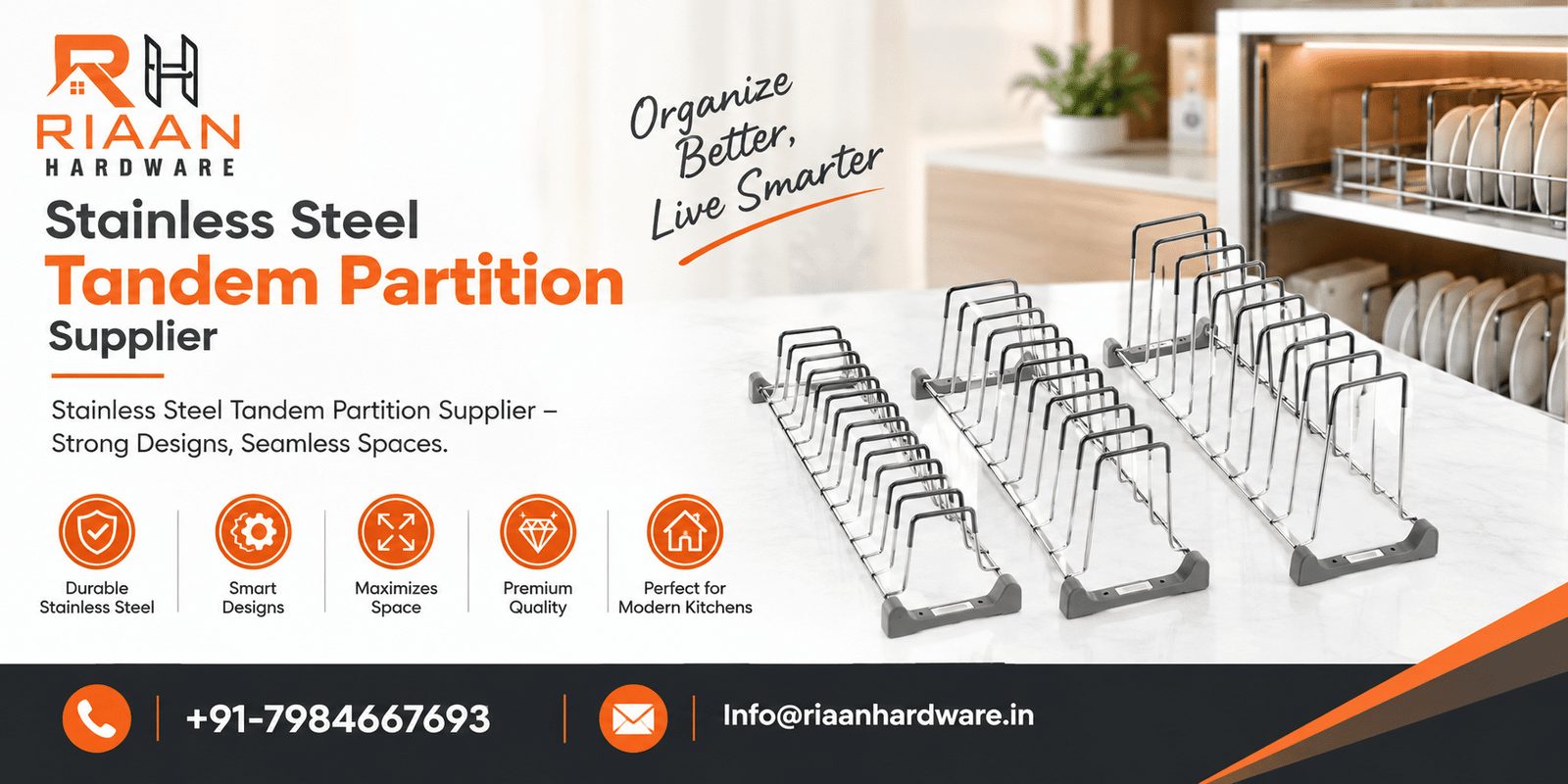 Stainless Steel Tandem Partition Supplier